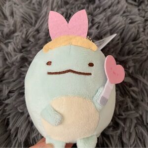 BNWT Japan 12cm Sumikko Gurashi Tokage  plush Keychain pendant Angel Series